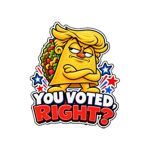 Voting Election Day Sticker