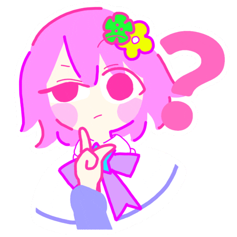 Girl わからない Sticker