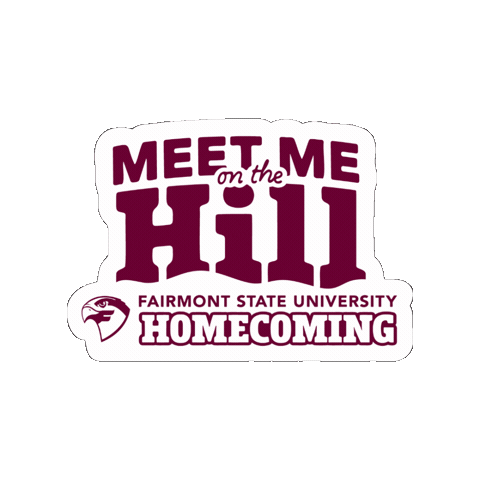 Homecoming Fsu Sticker by Fairmont State University
