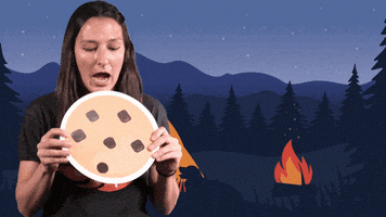 Hungry Cookies GIF by StickerGiant