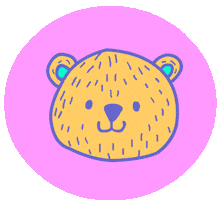 Bear Teddy Sticker