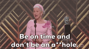 Helen Mirren Advice GIF by SAG Awards