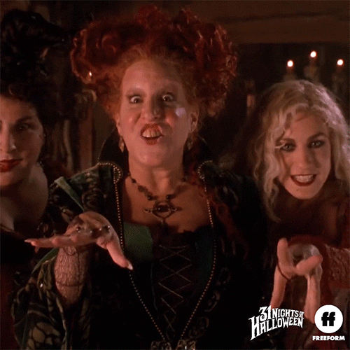 Hocus Pocus Halloween GIF by Freeform - Find & Share on GIPHY