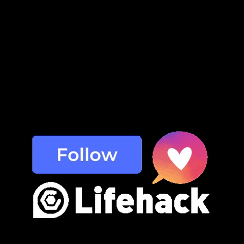 Follow Lho GIF by lifehack.org
