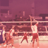 volleyball spike GIF
