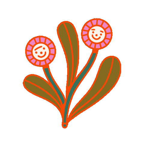 Happy Flower Sticker