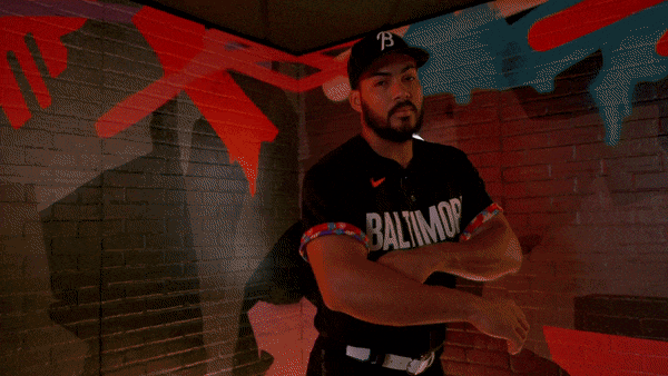 Anthony Santander Sport GIF by Baltimore Orioles - Find & Share on GIPHY
