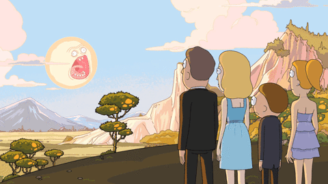 pull rick et morty screaming sun
