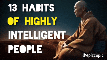 Highly Intelligent Monk GIF