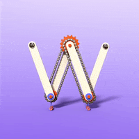 Letter W GIF by ELMØ