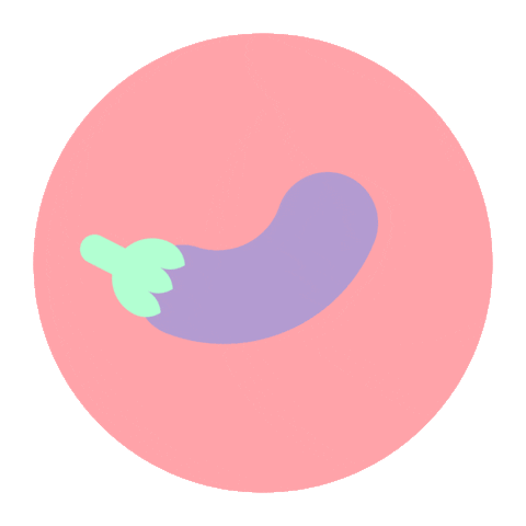 Aubergine Sticker