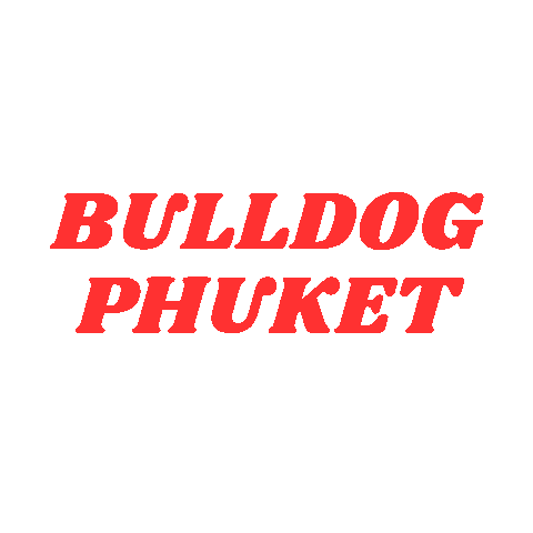 BULLDOG PHUKET Sticker