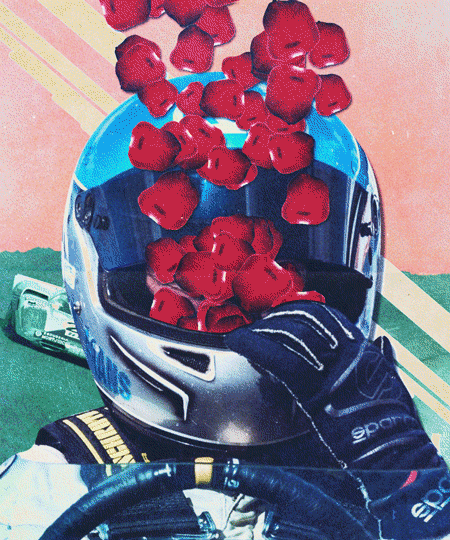 coming up roses racing GIF by Jay Sprogell