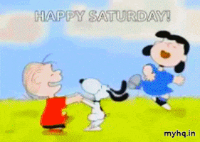 Saturday Morning Party GIF by myHQ