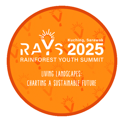 Activism Rays Sticker by RAINFOREST YOUTH SUMMIT