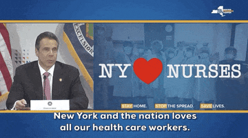 Andrew Cuomo National Nurses Day GIF by GIPHY News
