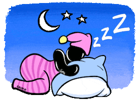 Tired Good Night GIF by Chichi-Curacao