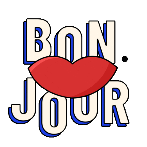 France Kiss Sticker by katycreates