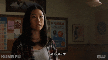 Im Sorry The Cw GIF by CW Kung Fu