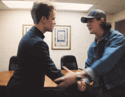 imofficiallyjack business done handshake deal GIF