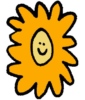 Happy Sunshine Sticker by glitterstudio