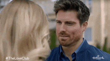 Marcus Rosner Kiss GIF by Hallmark Channel