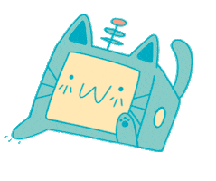 Cat Wow Sticker by Blue wolf