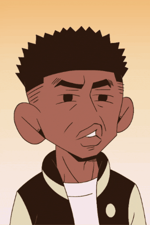 Awkward Face GIF