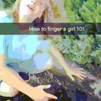 girl finger GIF