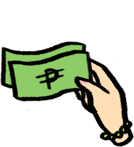 Money Shopping Sticker