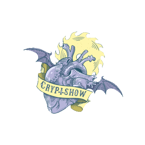 Heart Sticker by Cryptshow