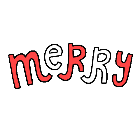 Merry Christmas Party Sticker by Josie
