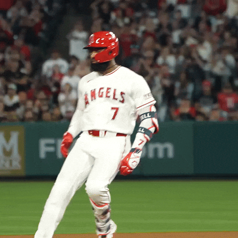 Celebrate Los Angeles Angels GIF by MLB