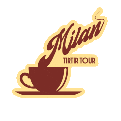 Coffee Milan Sticker by TIRTIR_Global