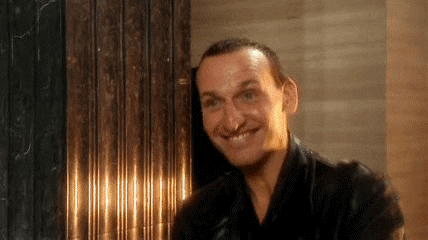 Image result for doctor who gif ninth doctor