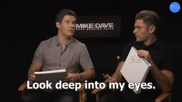 Zac Efron Look At My Eyes GIF by BuzzFeed
