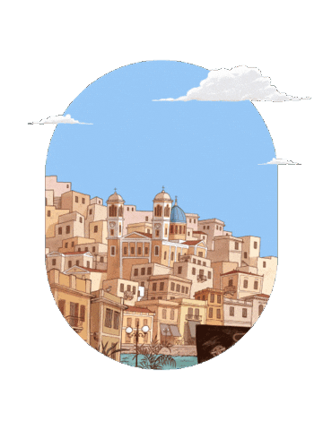 Syros Sticker by animasyrosgr
