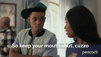 Bel Air Shut Up GIF by Peacock