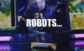 Robot Stealing GIF by Butterfinger