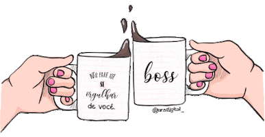 Cafe Boss Sticker by Ara Digital