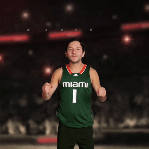 Miami Hurricanes GIF by Basketball Madness