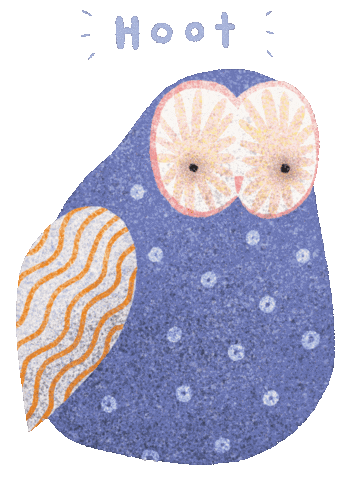 Bird Owl Sticker by celadonwall