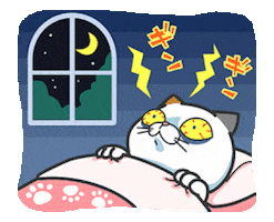 Cat Shock Sticker