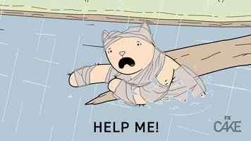 Drowning Help Me GIF by Cake FX