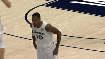 Lets Go Applause GIF by Xavier Men's Basketball