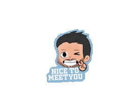 Nice To Meet You Sticker