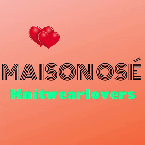 Maisonose sweater cardigan knitwear handknit GIF