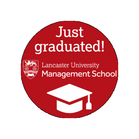 Graduation Lums Sticker by Lancaster University Management School
