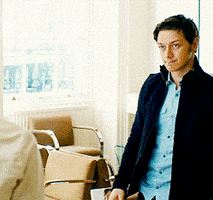 well fuck you too james mcavoy GIF
