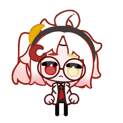 Red Moon Laboratory Sticker